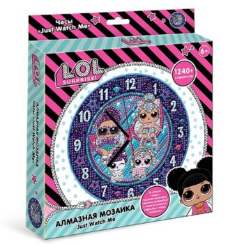Алмазная мозаика «Часы» L.O.L. SURPRISE! LA0005