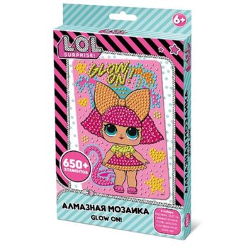 Алмазная мозаика "Glow on" L.O.L. SURPRISE! LA0008
