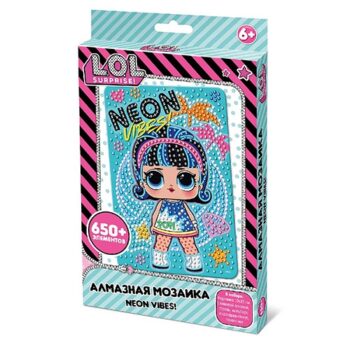 Алмазная мозаика L.O.L. SURPRISE! LA0010 "Neon Vibes"