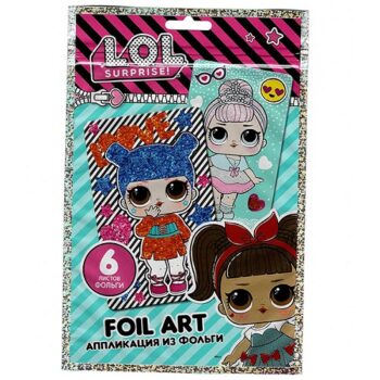 Аппликация из фольги L.O.L. SURPRISE! LF0001 "Kawaii Queen & Crystal Queen"