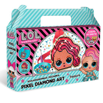 Алмазная мозаика L.O.L. SURPRISE! "Pixel Dimond Art" W0459