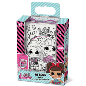Сумка L.O.L. SURPRISE! прогулочная для раскрашивания "Be Bold" LC0003