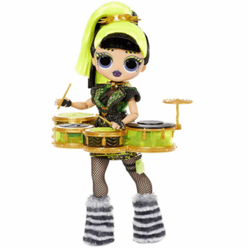 Кукла LOL OMG Bhad Gurl and Drums Music Remix Rock